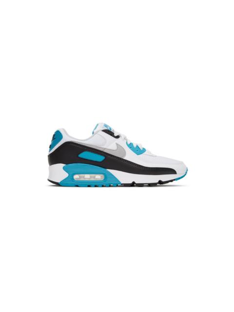Nike White & Blue Air Max III Sneakers