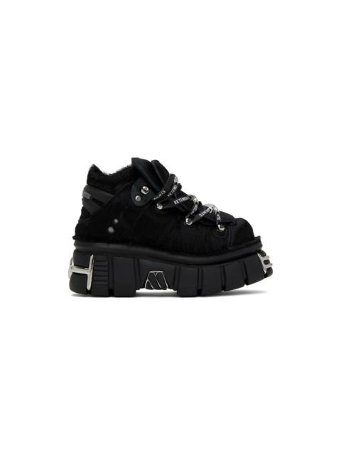 VETEMENTS Black New Rock Edition Platform Sneakers