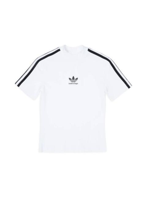 BALENCIAGA Women's Balenciaga / Adidas Shrunk T-shirt in White