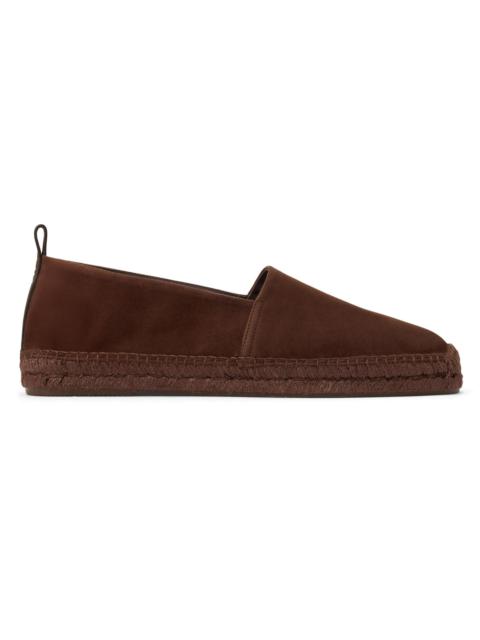 Ralph Lauren Men's Bosworth Suede Espadrilles - Luggage Brown