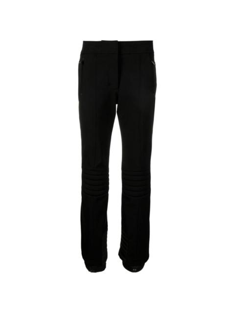 cropped straight-leg trousers