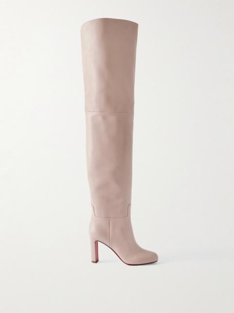 Christian Louboutin Loo 85 Leather Over-the-knee Boots