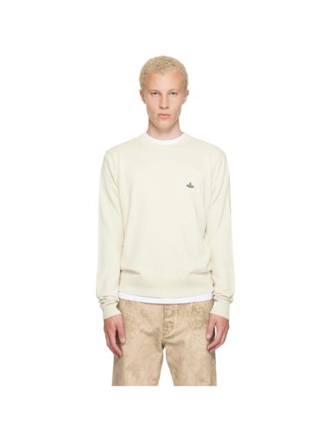 Vivienne Westwood Off-White Alex Round Neck Sweater