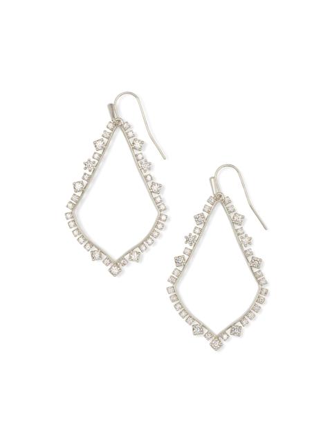 KENDRA SCOTT Sophee Crystal Drop Earrings in Silver