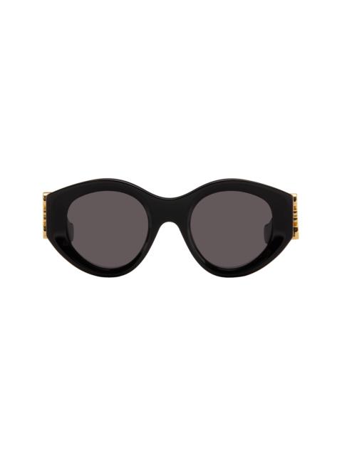 Loewe Black Maxi Anagram Butterfly Sunglasses