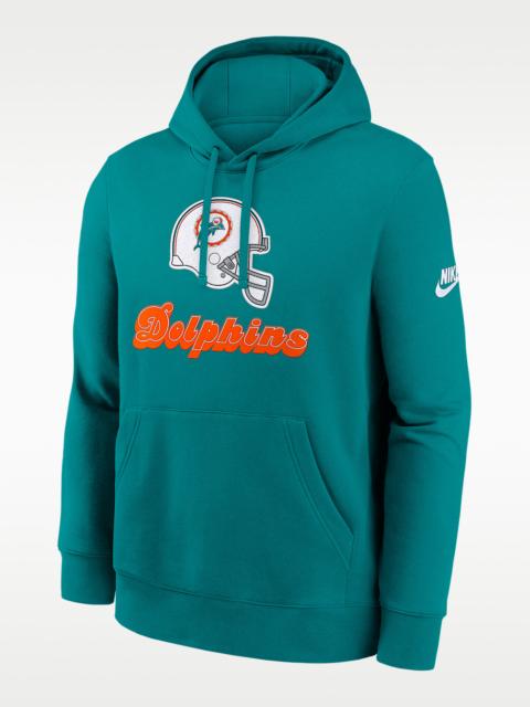 Nike Miami Dolphins Best Season Rewind Club Men's Nike NFL Pullover Hoodie
