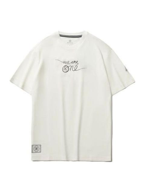 Li-Ning x DFT Way Of Wade Graphic T-shirt 'White Black' AHSR573-2