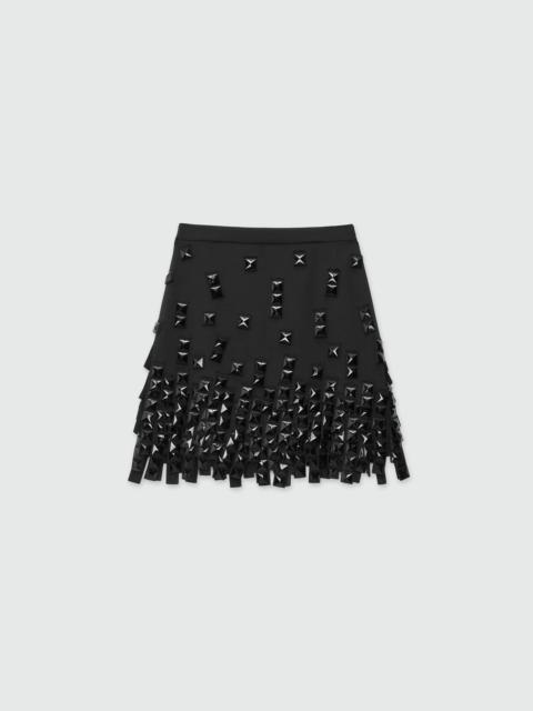 MSGM Short skirt with maxi studs