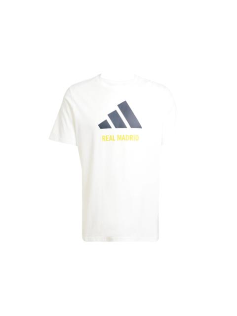 adidas adidas Real Madrid Seasonal Graphic Tee White