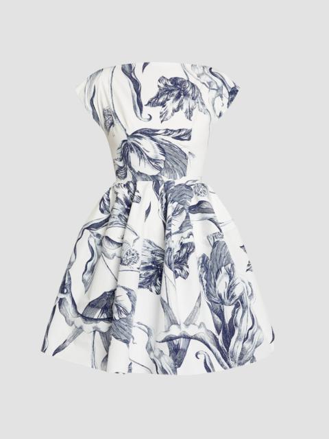 Erdem SHORT SLEEVE MINI DRESS