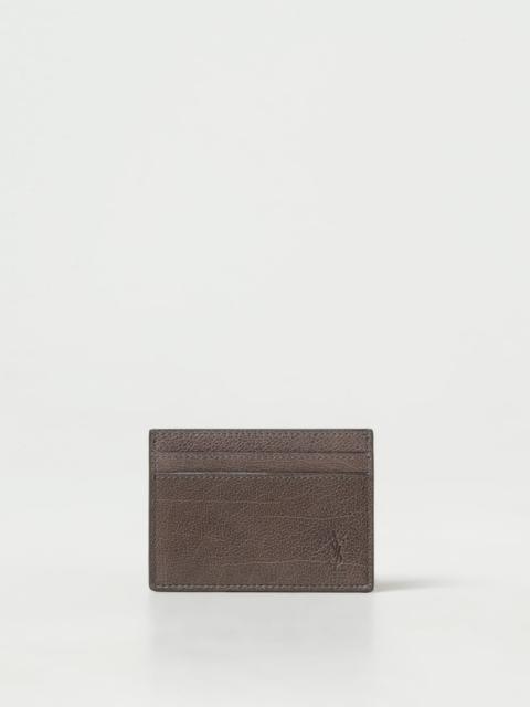 Saint Laurent leather credit card holder