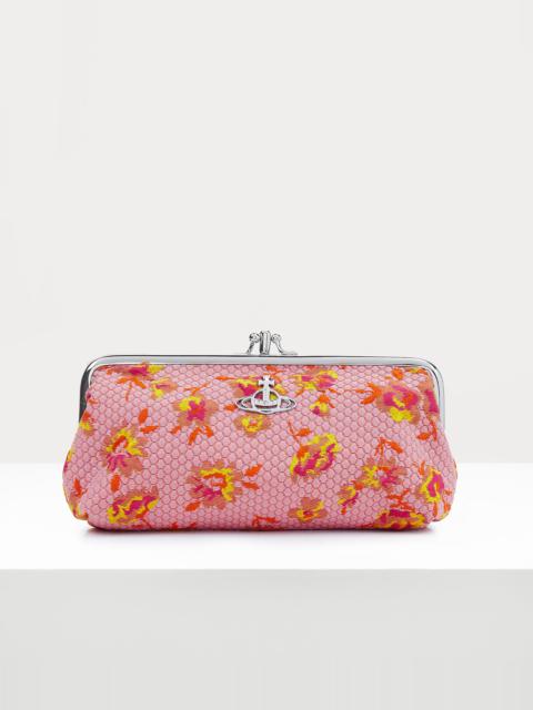 Vivienne Westwood RE-CLOQUET DOUBLE FRAME PURSE WITH CHAIN