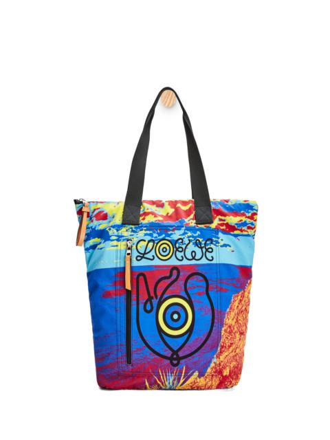 Loewe Shopper in recycled printed nylon