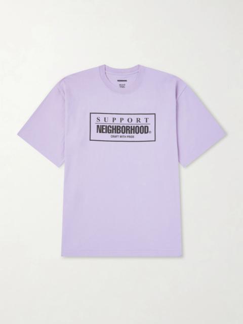 NEIGHBORHOOD Logo-Print Cotton-Jersey T-Shirt