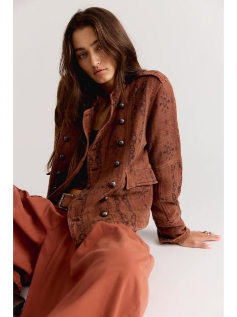 FREE PEOPLE Lotty Jacquard Band Jacket