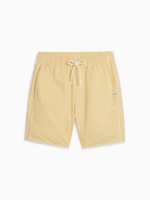 MMQ Men's Seersucker Shorts