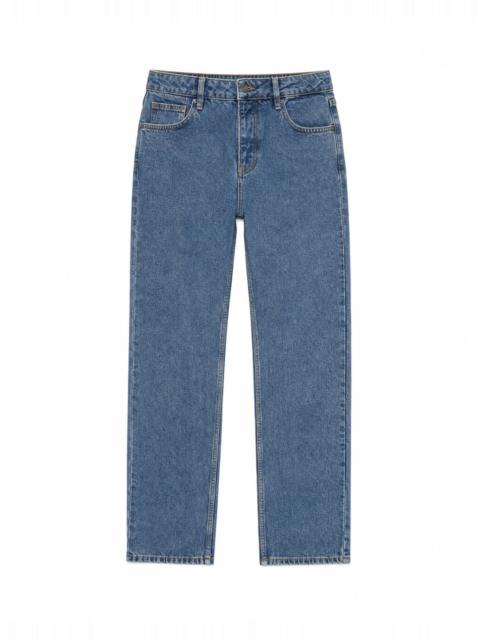The Kooples STRAIGHT-LEG JEANS IN MEDIUM BLUE WASH
