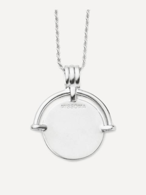 MISSOMA X Lucy Williams Silver-Plated Engravable Roman Arc Coin Pendant Necklace