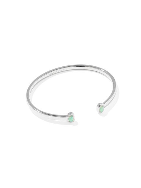 KENDRA SCOTT Mini Elton Silver Cuff Bracelet