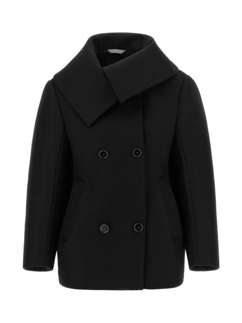 BALENCIAGA Asymmetrical Neck Caban