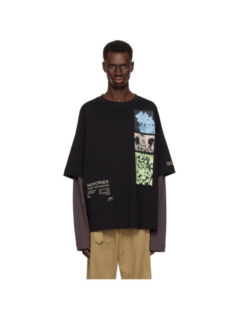 Dries Van Noten Black Layered T-shirt