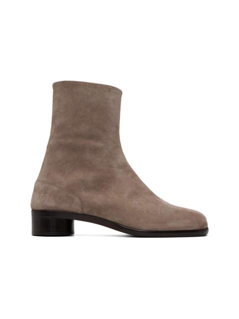 Maison Margiela Taupe Tabi Ankle Boots