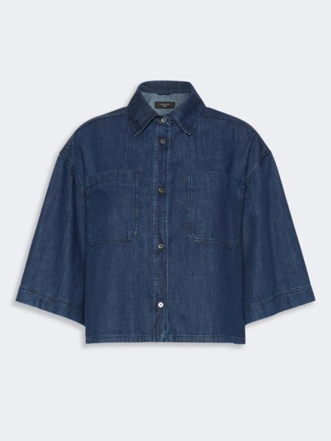 WEEKEND Max Mara ZANNATA Boxy denim shirt - NAVY