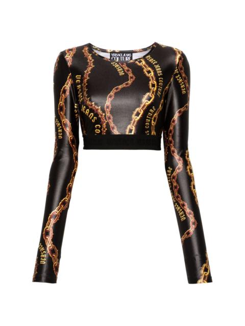 VERSACE JEANS COUTURE Chain Couture crop top