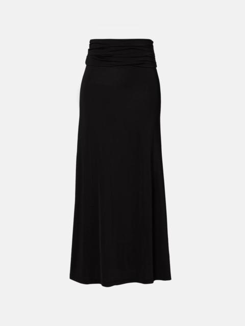 AYA MUSE Freya draped maxi skirt