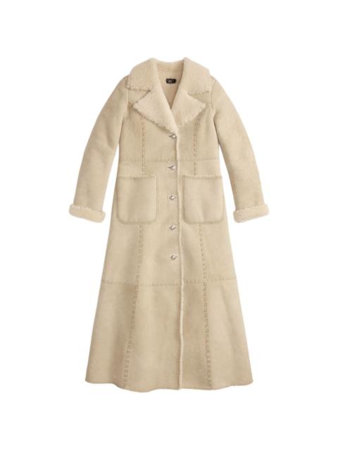 RRL by Ralph Lauren single-breasted shearling coat
