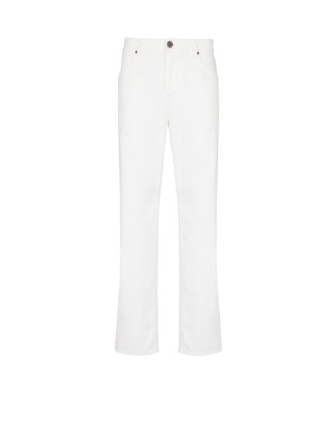 Balmain White denim jeans