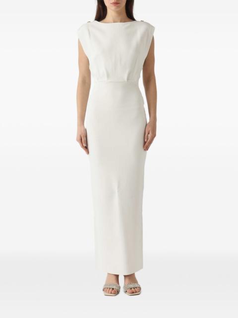 ELISABETTA FRANCHI crew-neck maxi dress