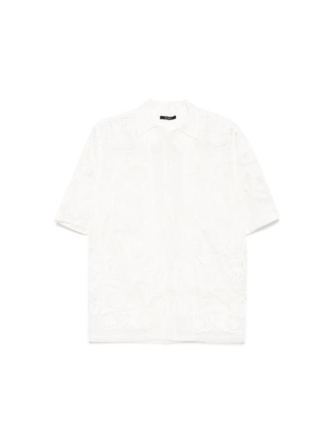 TAAKK mesh embroidery shirt
