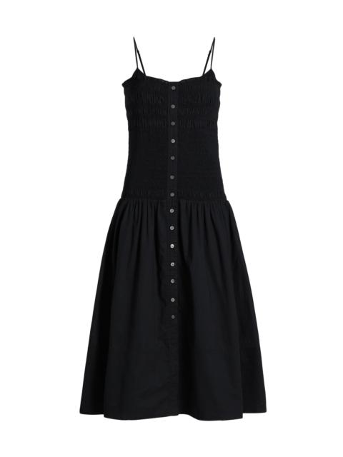 VERONICA BEARD Women's Serenel Cotton Midi-Dress - Black