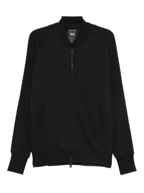Y-3 FT Track zip-front ribbed-cuff sweatshirt