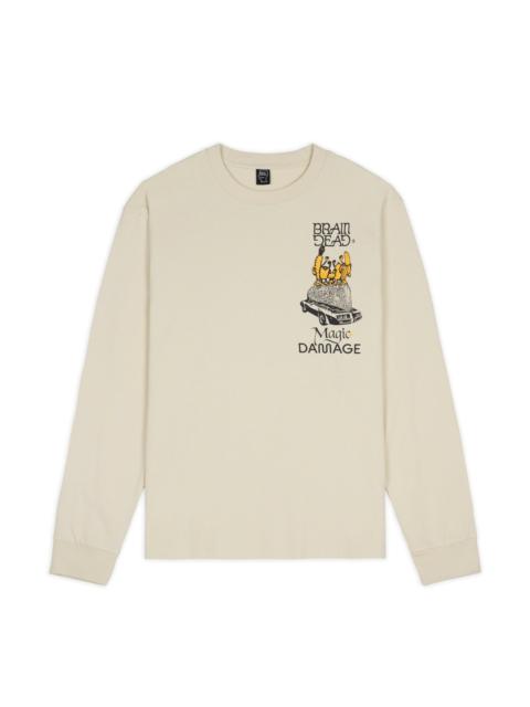BRAIN DEAD Magic Damage Long Sleeve - Grey