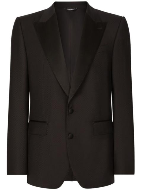 Dolce & Gabbana contrasting lapels two-piece suit