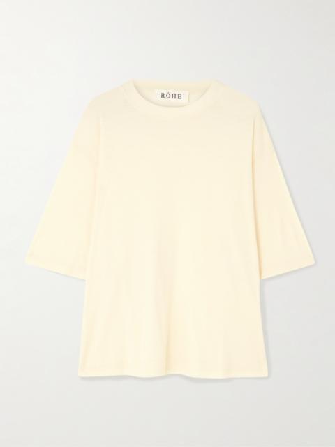 RÓHE Oversized Wool-jersey T-shirt