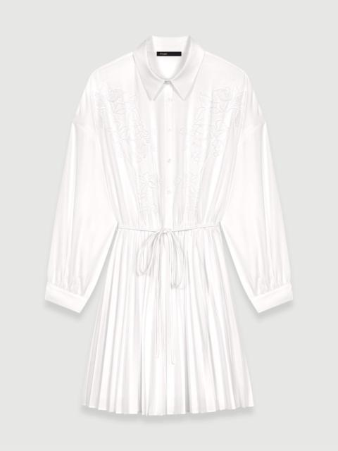 maje Short shirt dress