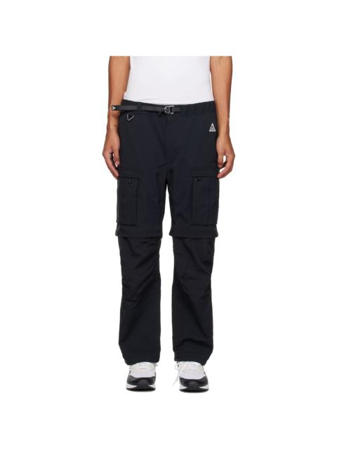 Nike 블랙 ACG 스미스 정상 회의 화물 바지