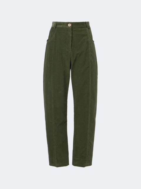 BLAZÉ MILANO Sorraia cotton corduroy barrel-leg pants