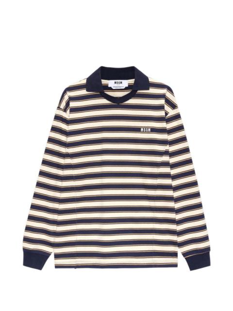 MSGM striped long-sleeve T-shirt