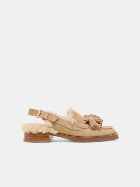dolce vita HAMLIT PLUSH LOAFERS DK TAUPE SUEDE