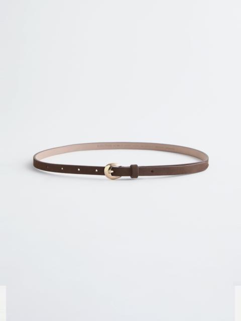 & Other Stories Crescent-Buckle Slim Belt