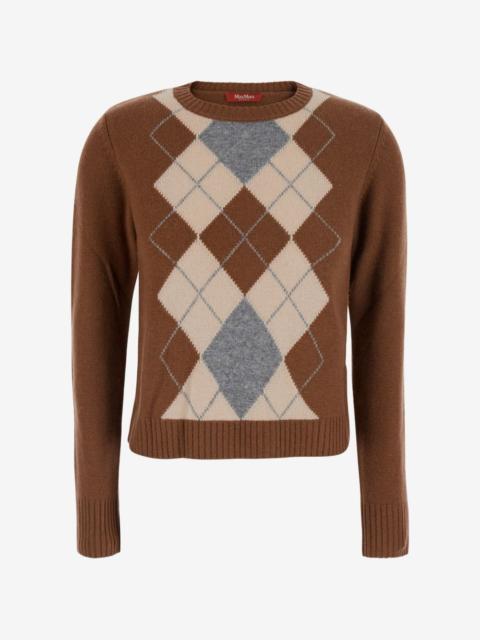 Max Mara argyle-pattern sweater