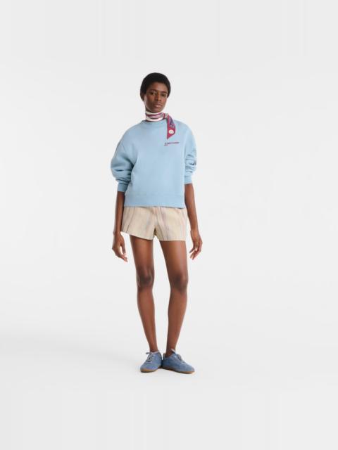Longchamp Sweatshirt Sky Blue - Jersey