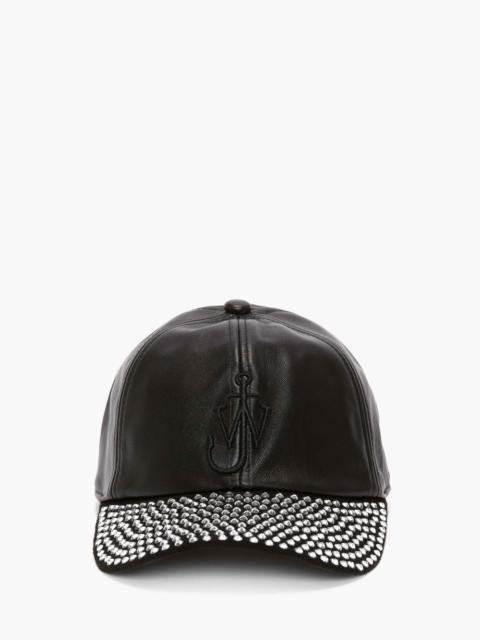 JW Anderson BASEBALL CAP WITH CRYSTAL