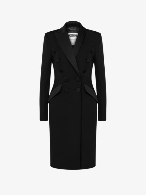 Moschino WOOL DOUBLE BREASTED COAT