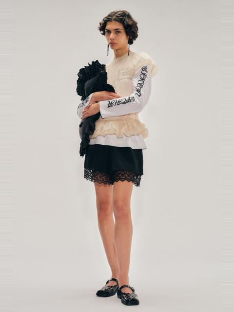 Simone Rocha Sheer Ballet Peplum Top