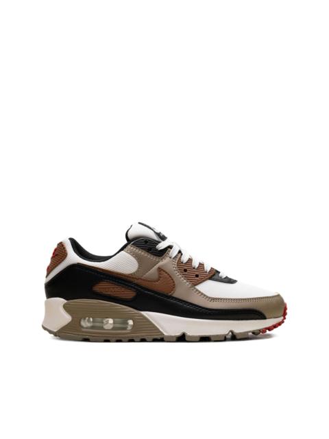 Air Max 90 "Phantom/Black/Fire Red/Light British Tan" sneakers